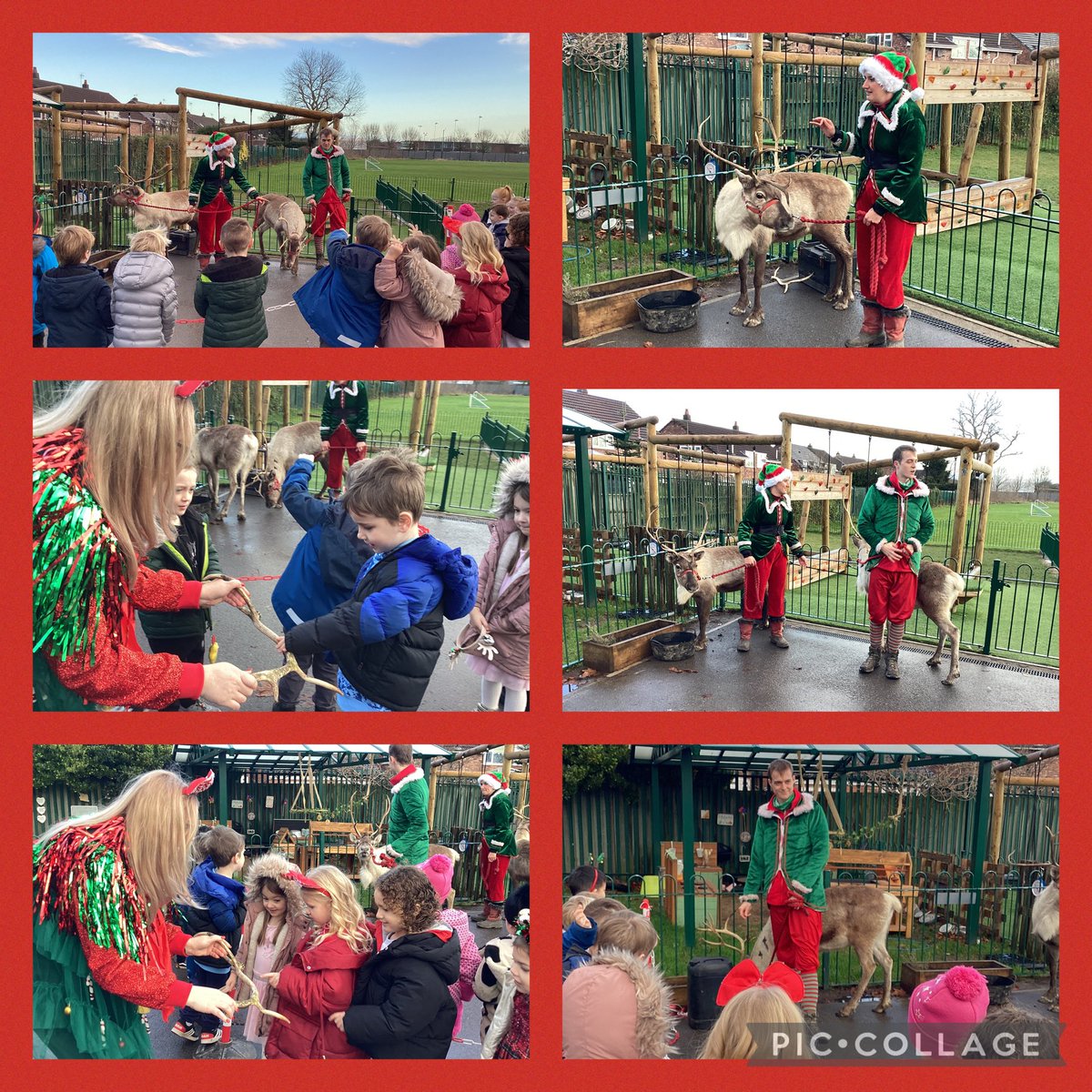 RC loved meeting the elves and reindeers yesterday!