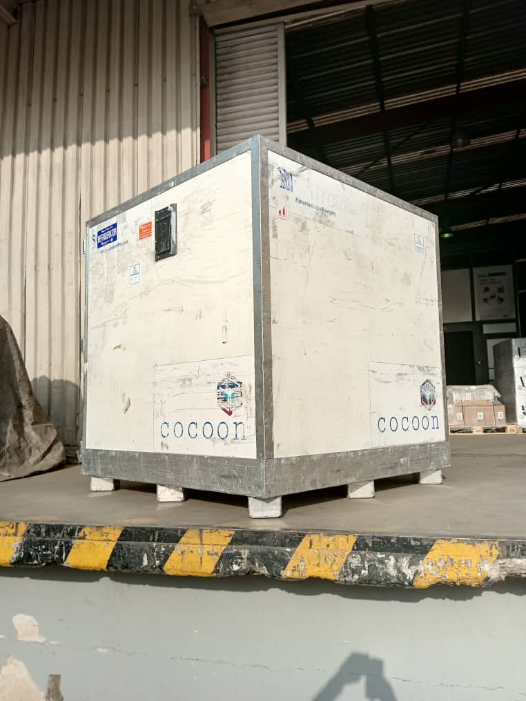 Today, mpox vaccines donated by <a href="/HHSGov/">HHS.gov</a>  arrived in Nigeria as part of the U.S. Government’s ongoing support for the country’s response to the mpox outbreak.