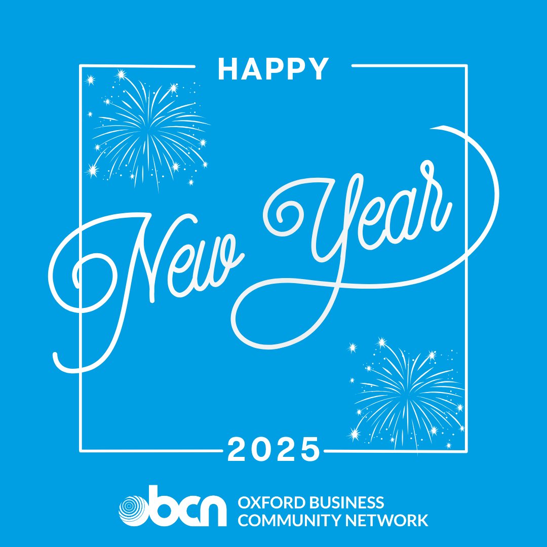 ✨ Happy New Year from OBCN! ✨

 We’d like to thank everyone who made 2024 such an incredible year for the Oxford Business Community Network.

We’re so excited for another year of events, networking, and shared successes. Let’s make 2025 a year to remember!