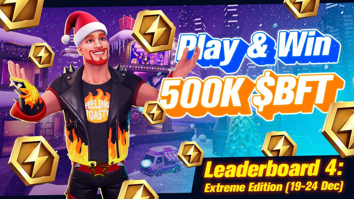 🎄 Best way to spend the weekend before Christmas?

Gather your squad and dive into BOSS FIGHTERS! 🎮 And don’t forget—there’s a fierce competition for 500K $BFT happening right now! 💰🔥

Get all the details here 👉 bit.ly/3DlYrc8