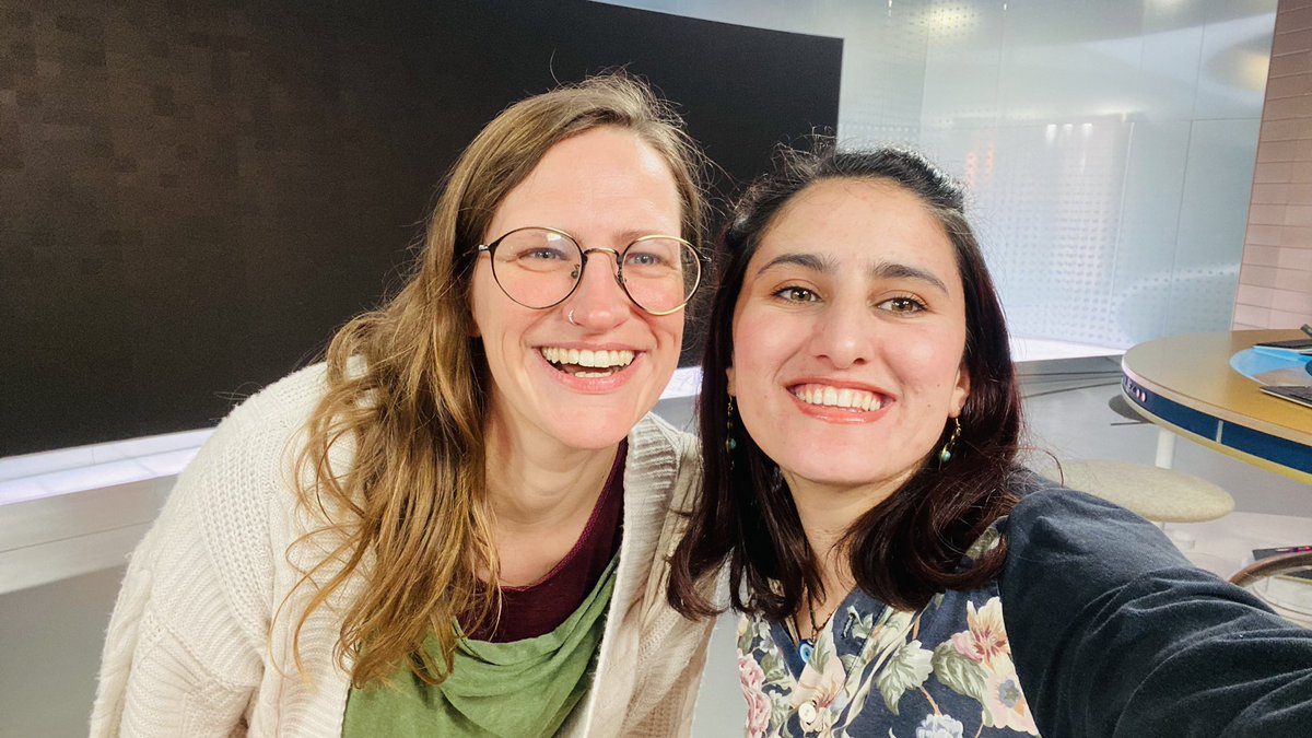 JamaimaAfridi's tweet photo. Had the opportunity to explore the DW office in Berlin. Thanks to Eva for giving me the tour. It was fascinating to get a sneak peek into the daily operations of a leading international news outlet.

PS: I still stand by what I said, I’m someone who belongs in the field;) https://t.co/0wBrhiqjKF