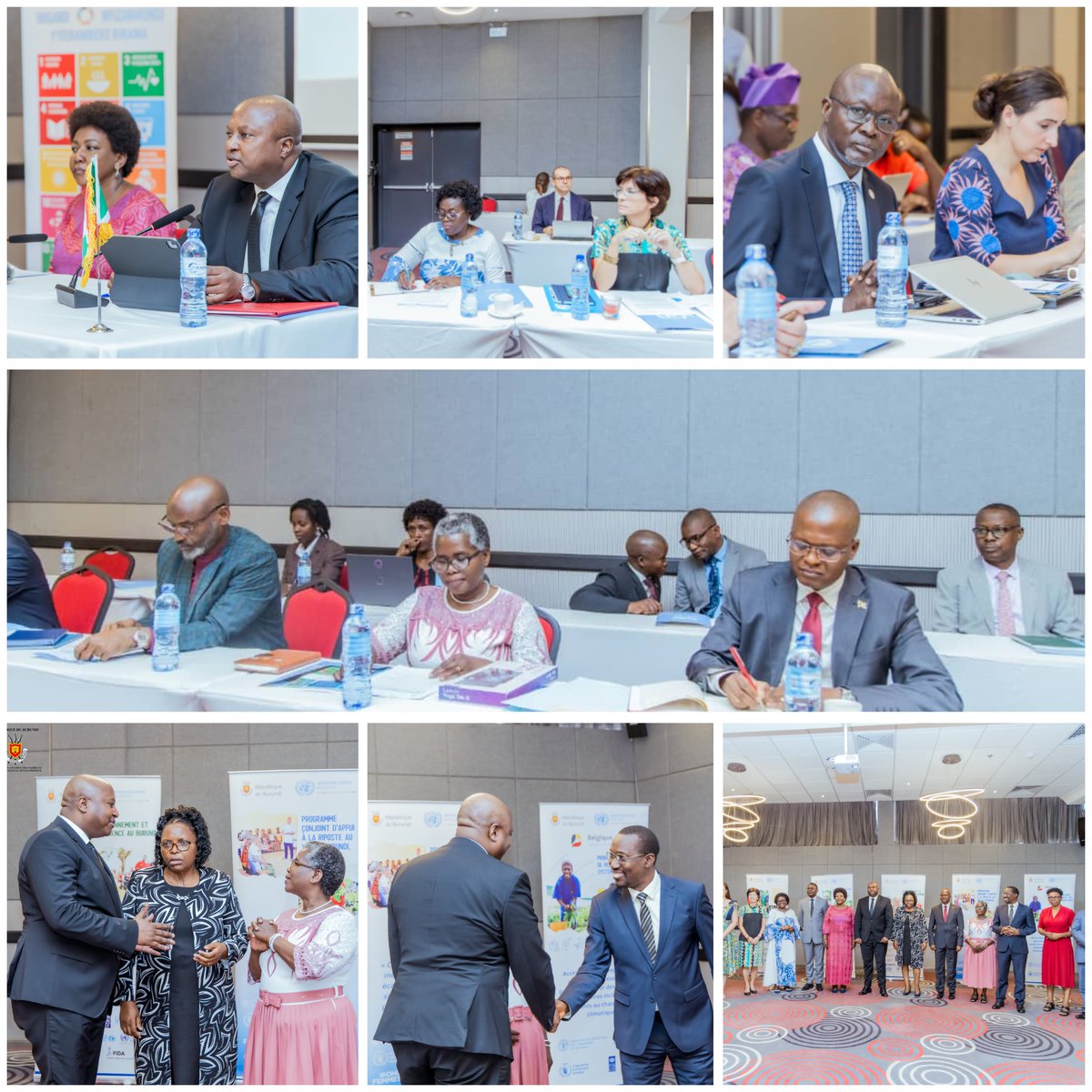 Ce 20 déc. 2024, le <a href="/MAEBurundi/">MAECD</a> S.E <a href="/AShingiro/">Amb. Albert SHINGIRO</a> &amp; la Coordonnatrice Résidente du Système des Nations Unies,Mme Violet Kakyomya, ont procédé à l’ouverture de la réunion du Comité de pilotage conjoint du suivi de la mise en œuvre du Plan-cadre de coopérat° entre le Burundi &amp; l'#ONU