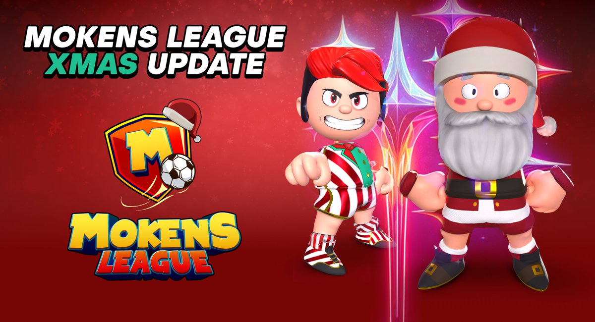 MokensLeague's tweet photo. 🎄Xmas Update☃️

The Christmas holidays are approaching, and we are excited to share the latest news for the Mokens ecosystem! 🎅

ℹ Spoiler alert: Santa is coming with some packs.. 😉

https://t.co/XPHrhvhIXy

#MokensLeague #MOKA #Gamefi #NFTsCommunity https://t.co/bQaEU180dt