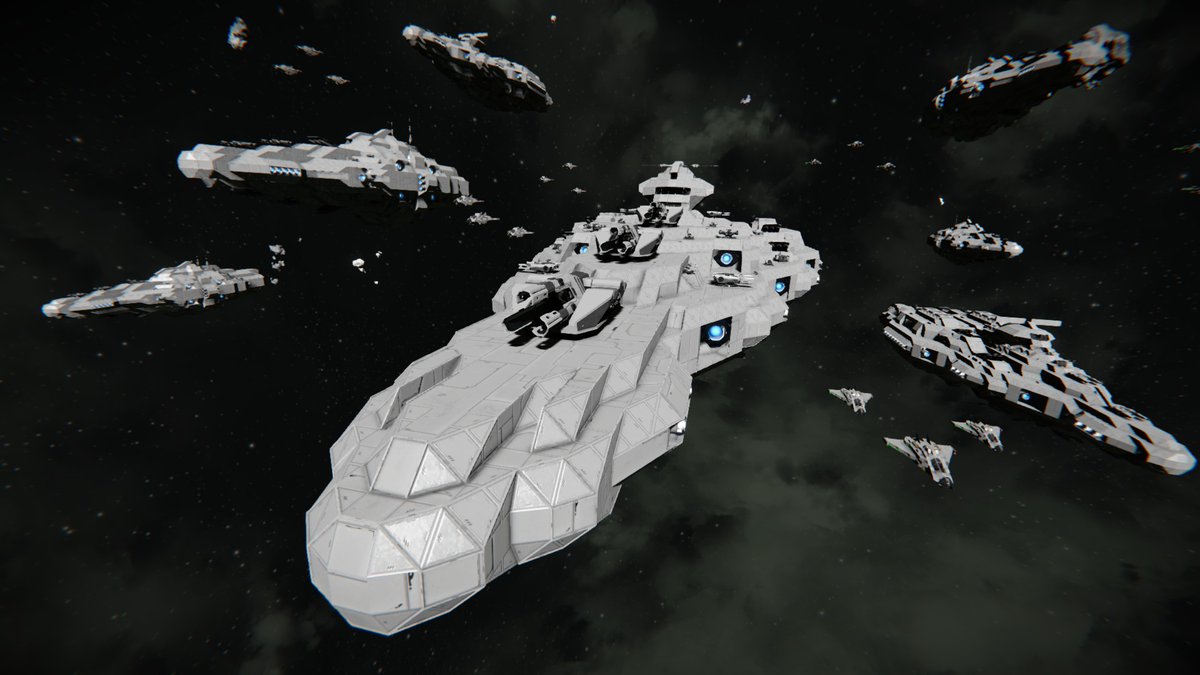 Z28Pon's tweet photo. #みんなの戦艦見せ合っていいねやrpしようよ
#SpaceEngineers
過去作宇宙艦隊詰め合わせ。 https://t.co/CpL0dpmNUs