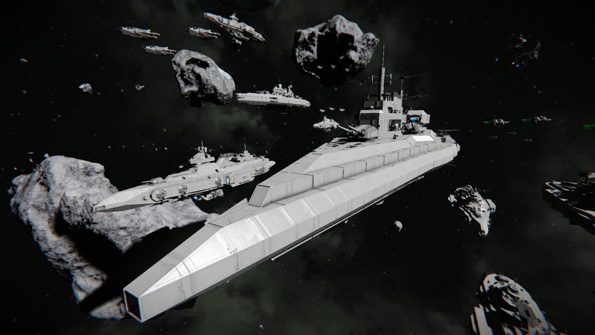 Z28Pon's tweet photo. #みんなの戦艦見せ合っていいねやrpしようよ
#SpaceEngineers
過去作宇宙艦隊詰め合わせ。 https://t.co/CpL0dpmNUs