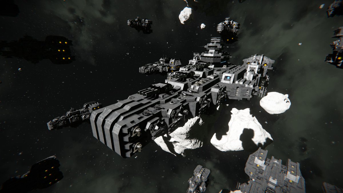 Z28Pon's tweet photo. #みんなの戦艦見せ合っていいねやrpしようよ
#SpaceEngineers
過去作宇宙艦隊詰め合わせ。 https://t.co/CpL0dpmNUs