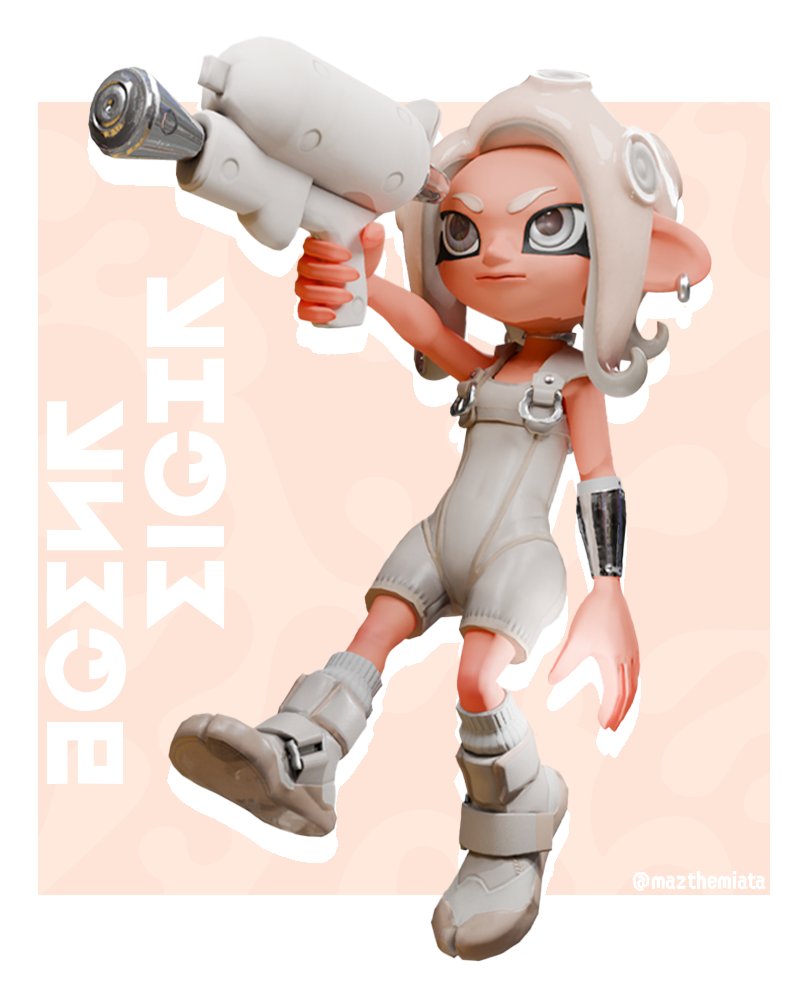 mazthemiata's tweet photo. agent 8 yall 
#Splatoon3 #Splatoon #Blender3D #スプラトゥーン #スプラトゥーン3 https://t.co/GyUgJIQ2OA