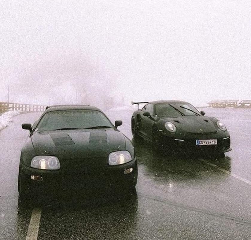 Toyota Supra Mk IV x Porsche 911 GT3-RS
