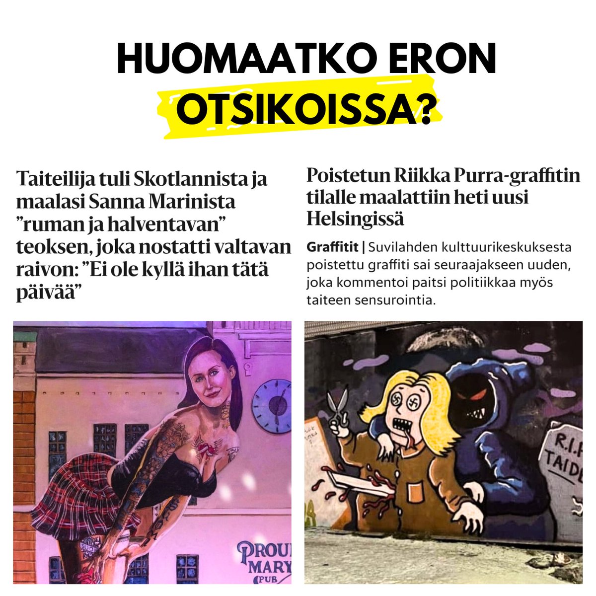 joakimvigelius's tweet photo. Kaksoisstandardit: https://t.co/KKv4kjtuIO