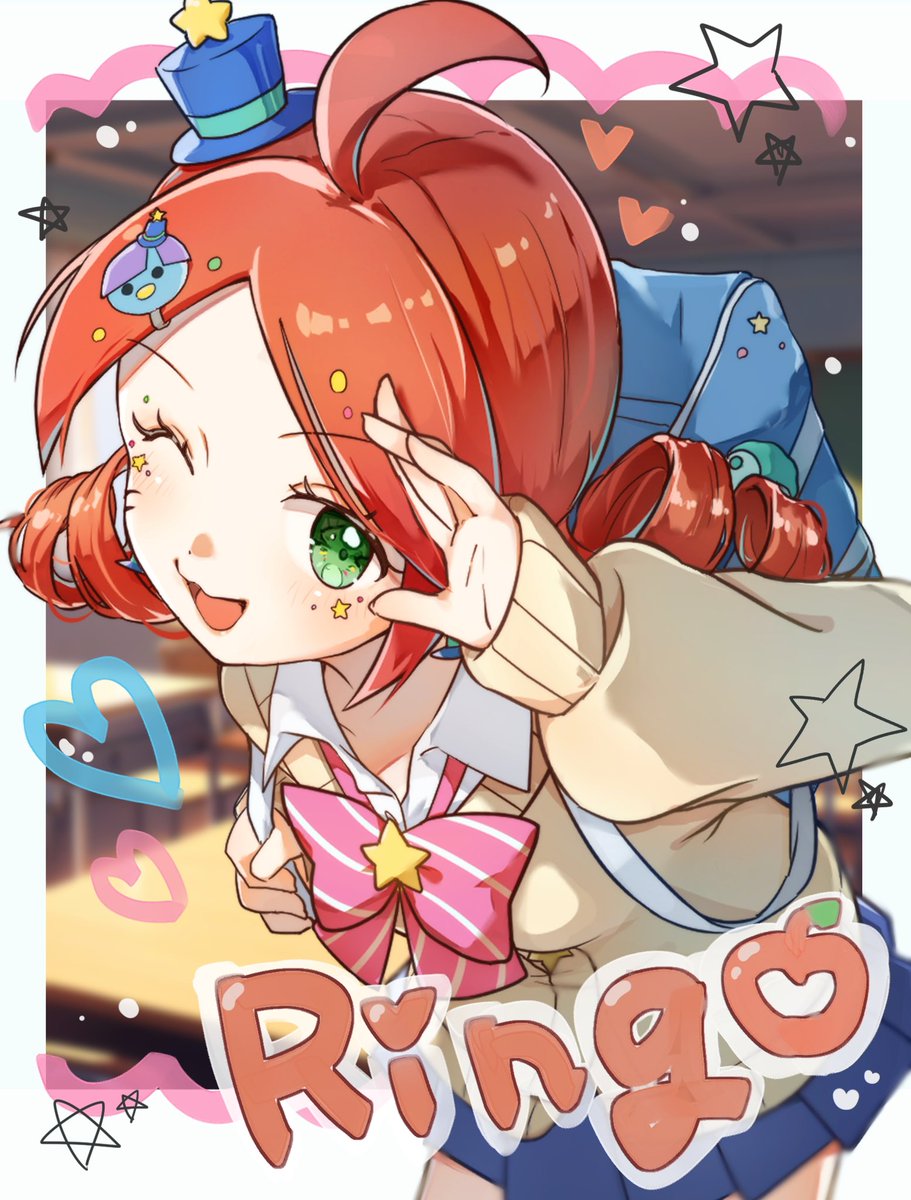 クリステルりんごちゃん ギャルかわいいりんごちゃん〜チェキ風🍎