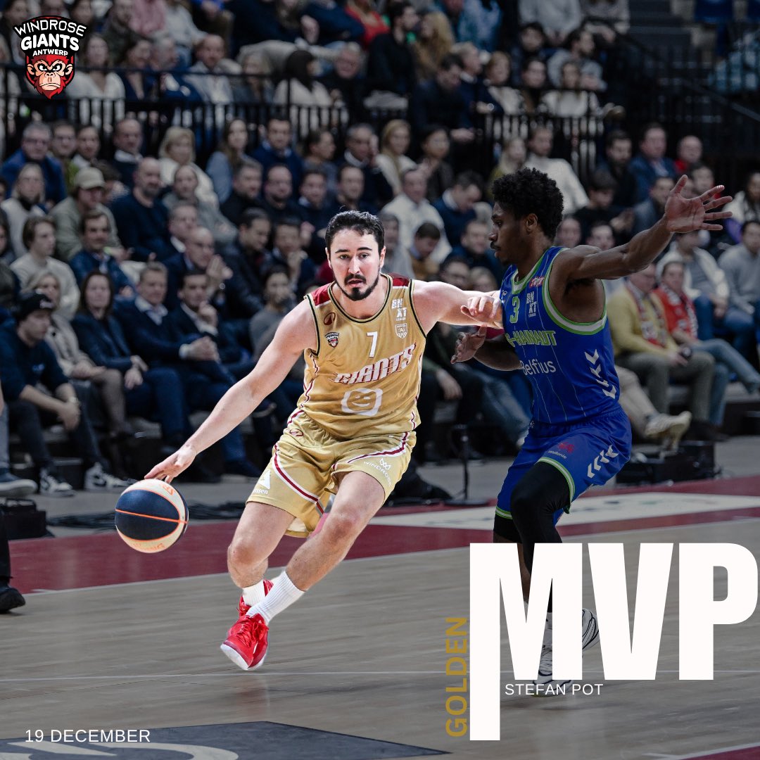 We kunnen naar de volgend ronde!! Next one Belgium cup : 3 januari tegen Hubo Limburg United ❤️‍🔥 

En onze golden Mvp Stefan Pot 🤩