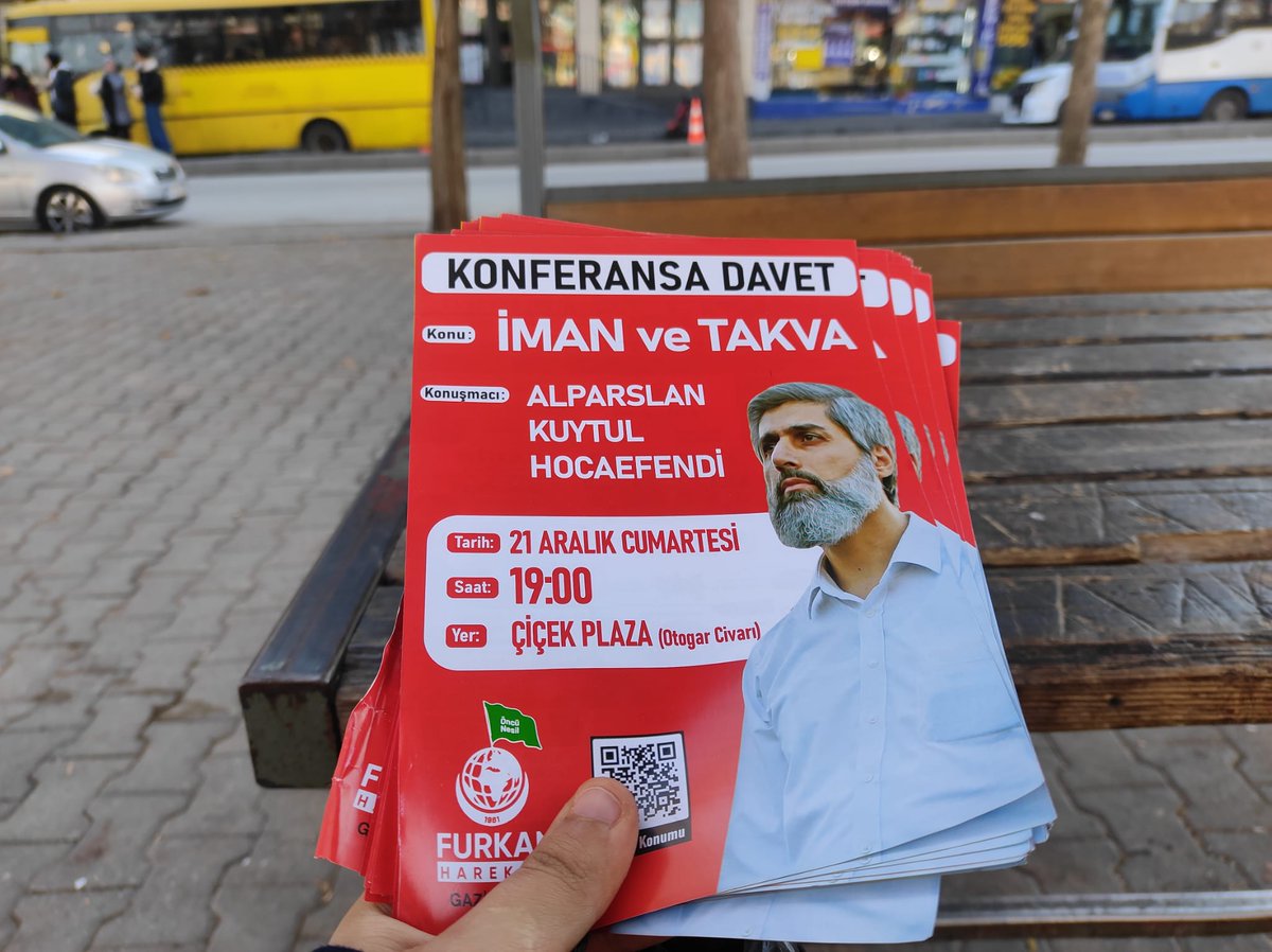 İman ve Takva konulu konferansımıza son bir gün kaldı, davetimizi her yere  ulaştırma gayretimiz devam ediyor.

#AntepHocasıylaBuluşuyor