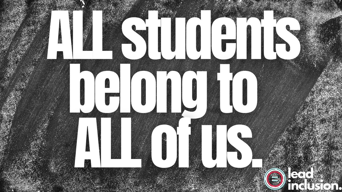 Lee Ann Jung (@leeannjung) on Twitter photo Students who have IEPs do not belong to special education. They are general education students. ALL students belong to ALL of us. #LeadInclusion #TeacherTwitter #InclusiveEd #EdLeaders Students who have IEPs do not belong to special education. They are general education students. ALL students belong to ALL of us. #LeadInclusion #TeacherTwitter #InclusiveEd #EdLeaders