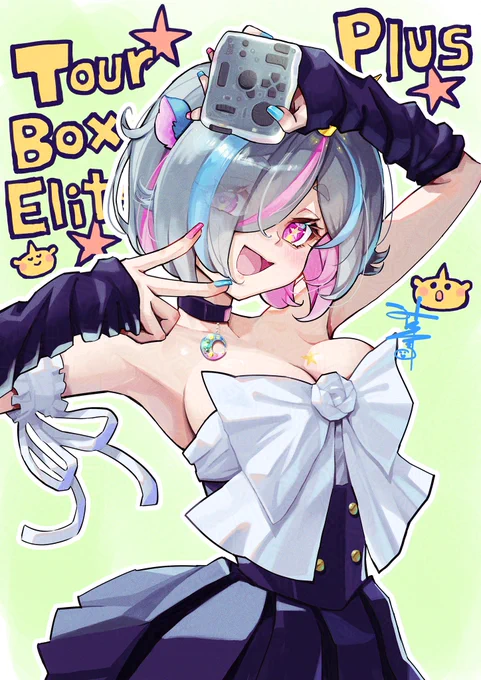 今までPC液タブ派でしたが、iPadでもイラスト描けるようになった!ユニコ #TourBoxElitePlus