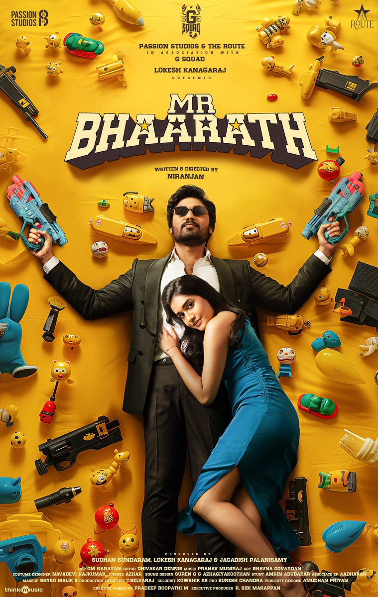 Passion Studios (@passionstudios_) on Twitter photo The first look that’s going to keep the fun and excitement hooked 🔥🥳
Presenting the First Look of #MrBhaarath ❤️
We are super happy to introduce <a href="/samyukthavv/">Samyuktha V</a> ✨
<a href="/Bhaarath_Offl/">Bhaarath</a> <a href="/Niranjan_Dir/">Niranjan Niranch</a> @Dir_lokesh <a href="/Sudhans2017/">Sudhan Sundaram</a> <a href="/Jagadishbliss/">Jagadish</a> @gsquadoffl @passionstudios_ <a href="/TheRoute/">TheRoute</a> The first look that’s going to keep the fun and excitement hooked 🔥🥳
Presenting the First Look of #MrBhaarath ❤️
We are super happy to introduce <a href="/samyukthavv/">Samyuktha V</a> ✨
<a href="/Bhaarath_Offl/">Bhaarath</a> <a href="/Niranjan_Dir/">Niranjan Niranch</a> @Dir_lokesh <a href="/Sudhans2017/">Sudhan Sundaram</a> <a href="/Jagadishbliss/">Jagadish</a> @gsquadoffl @passionstudios_ <a href="/TheRoute/">TheRoute</a>
