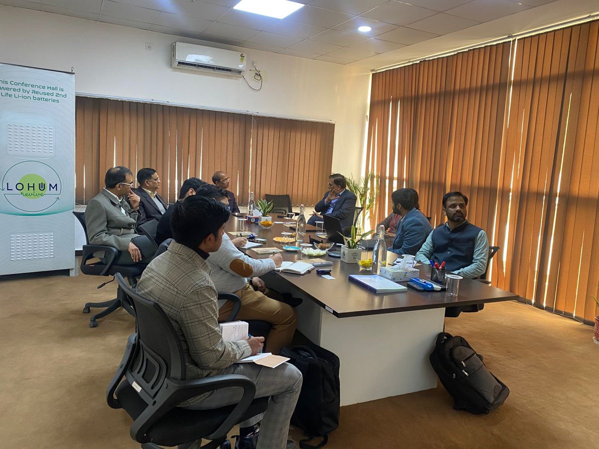 Ministry of Heavy Industries (@mhi_goi) on Twitter photo Shri <a href="/vijaymittal4/">vijay mittal</a>, Joint Secretary, MHI visited the manufacturing plant of Lohum Cleantech Pvt Ltd, producing the Cathode Active Material (CAM) and recycling Li ion cells. Component manufacturing in the ACC sector is integral to building a robust ACC industry. Shri <a href="/vijaymittal4/">vijay mittal</a>, Joint Secretary, MHI visited the manufacturing plant of Lohum Cleantech Pvt Ltd, producing the Cathode Active Material (CAM) and recycling Li ion cells. Component manufacturing in the ACC sector is integral to building a robust ACC industry.