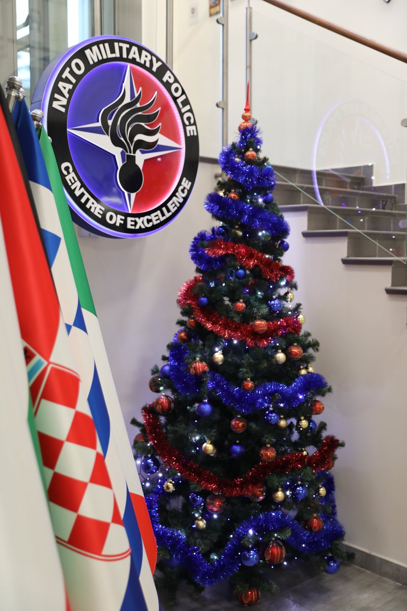 NATO Military Police Centre of Excellence (@mp_coe) on Twitter photo Happy Holidays and a joyful New Year!
#WeAreNATO Happy Holidays and a joyful New Year!
#WeAreNATO