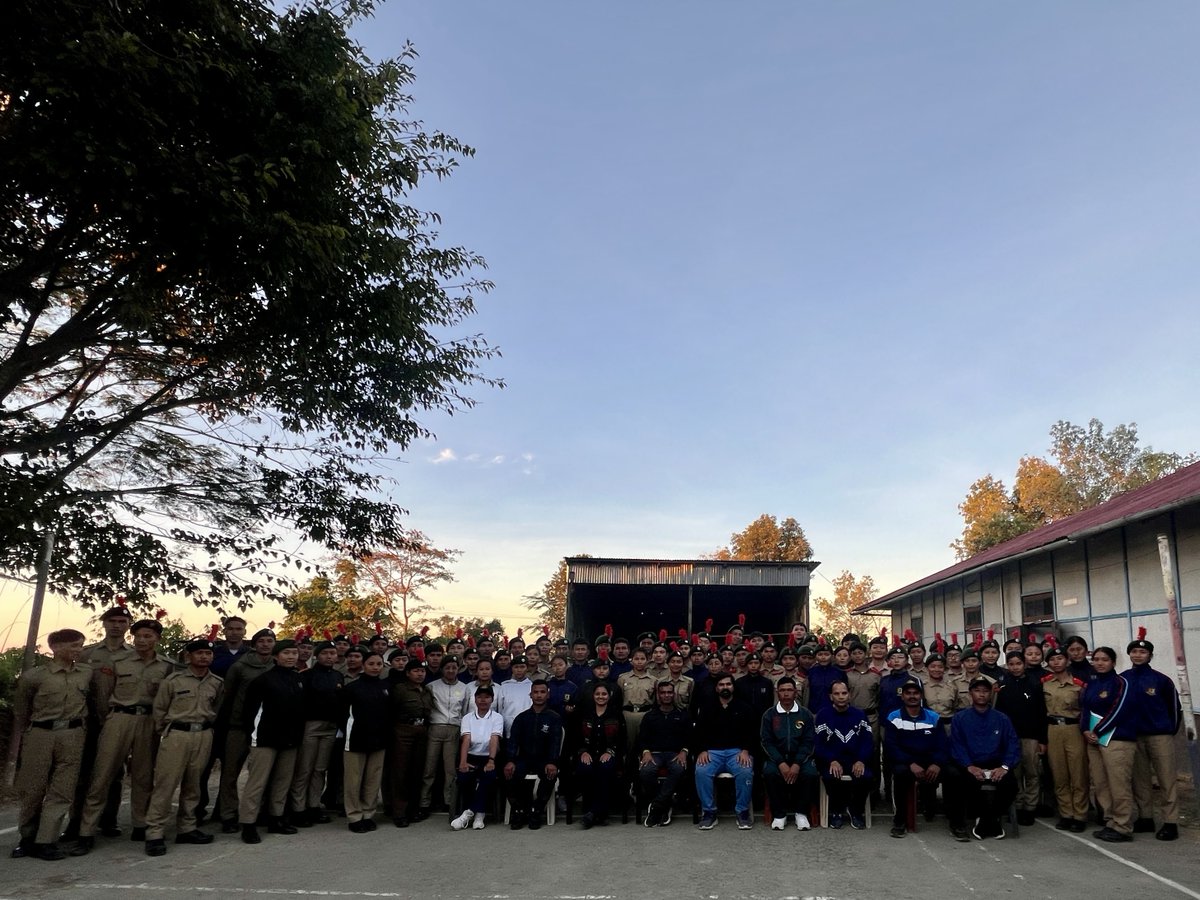 expacadetprogr1's tweet photo. 📍EXPA CADET Program at CATC Lunglei
Date: 11-12 Dec'24
98 Cadets | 2 Trainers

A heartfelt thank you to Col. Aman Chaudhary for his invaluable support and leadership in making this camp a success! ✨

#ncc #ncccamp #cadetprogram https://t.co/NjyagOppBf
