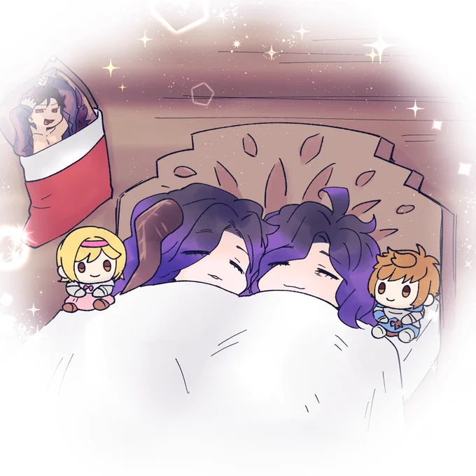 #グラブルファンアートたこめんち今年一番うれしかったのはオロロジャイアちゃんの実装でした!うちの艇に乗ったからにはゆっくり休んでほしいです!(古戦場期間を除く) 