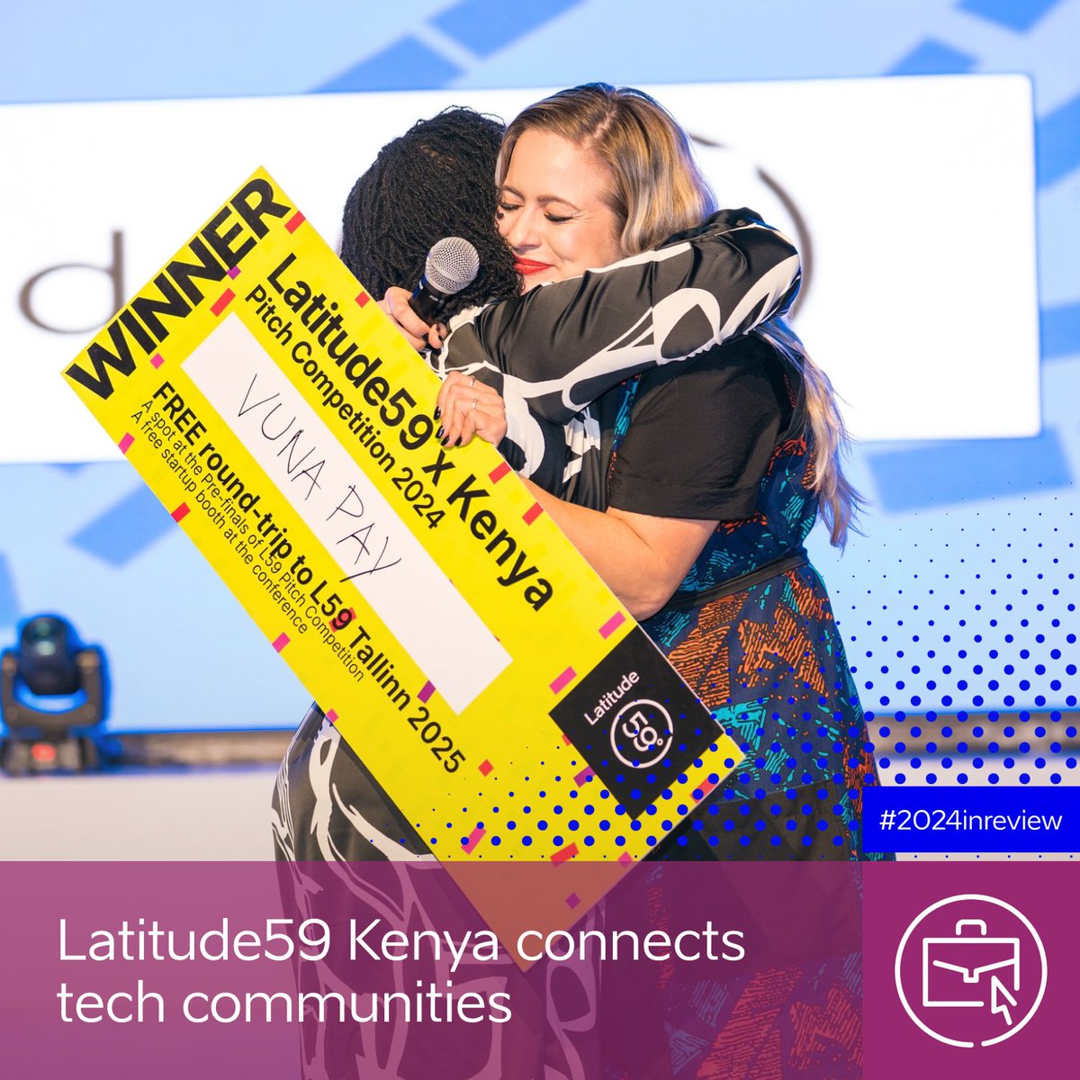 ESTDEVestonia's tweet photo. Great to see the success of @Latitude59  #KenyaEdition 🇰🇪 this year, with nearly 2000 startup enthusiasts from 40 countries! Kenya’s startup ecosystem is thriving, and local entrepreneurs are eager to cooperate with Estonia’s tech community. 

Proud to support innovation and entrepreneurship in the region! 
#2024inreview