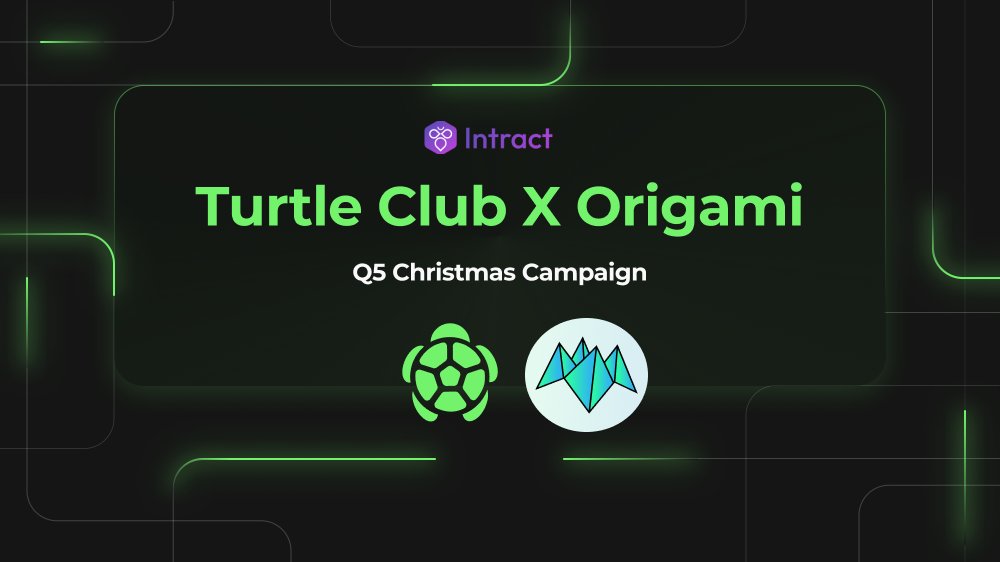 turtledotxyz's tweet image. 🎄 Day 4 of the Q5 Christmas Celebration w/ @Origami_fi🐻.

Beras say henlo—complete the quest, flex your Origami skills, and stack up on prizes!

Today’s Rewards:
• 100 Guaranteed WL spots for the Turtle x Bera Badge
• 5 OG Roles for @origami_fi
• $200 shared by 4…