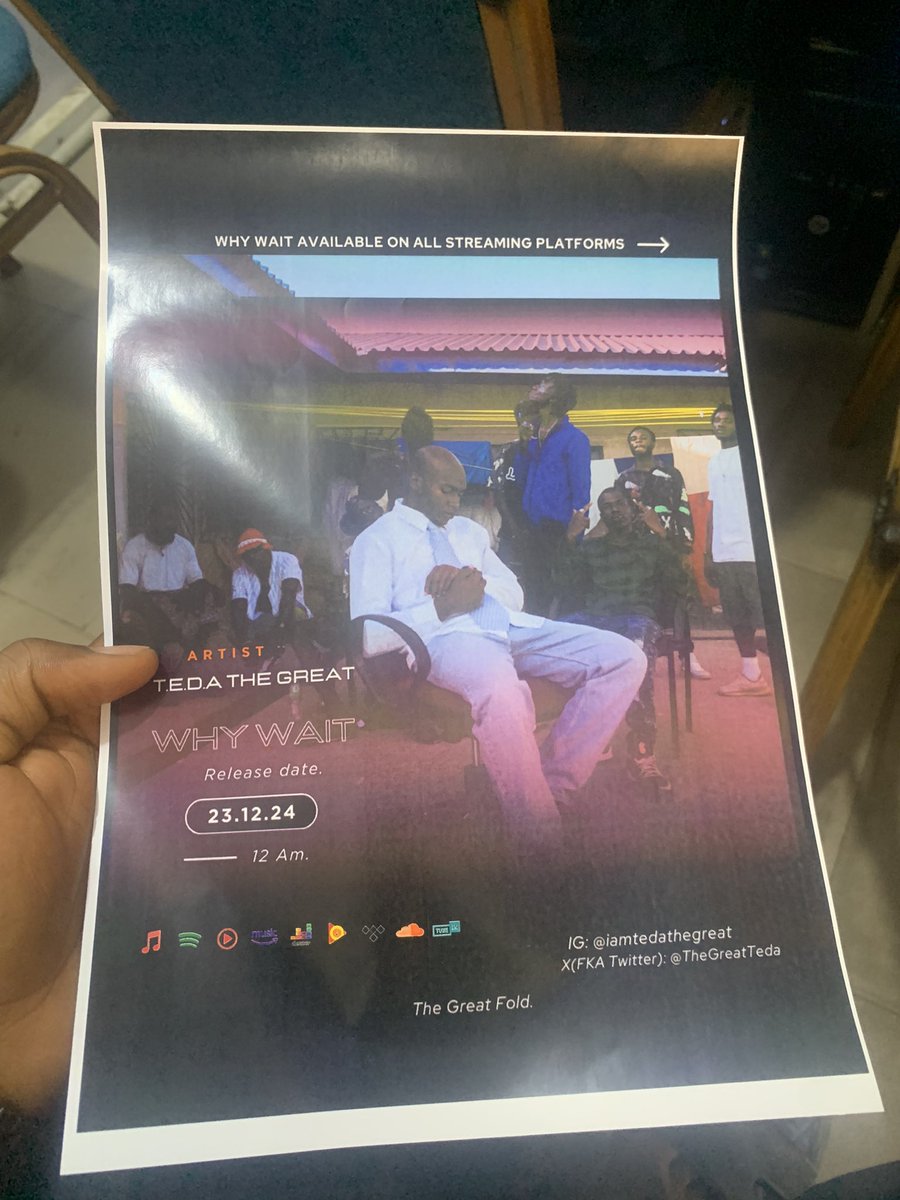 TheGreatTEDA's tweet image. we dey follow up! 
na our billboard be This. 
#whywaiT dey come!

onerpm.link/173078133545 presave link 🔗