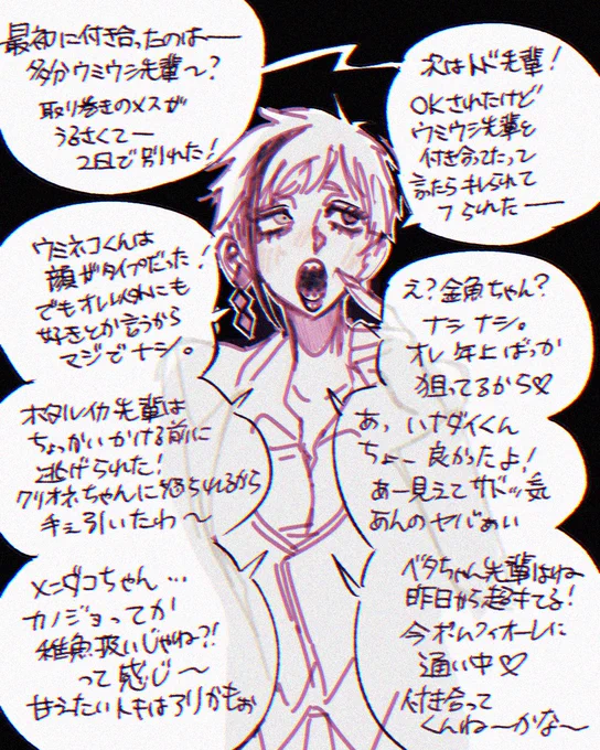 恋多きウツボのお嬢さん(前提:全員女体化NRC)
多分👑の次は♣️に乗り換える 