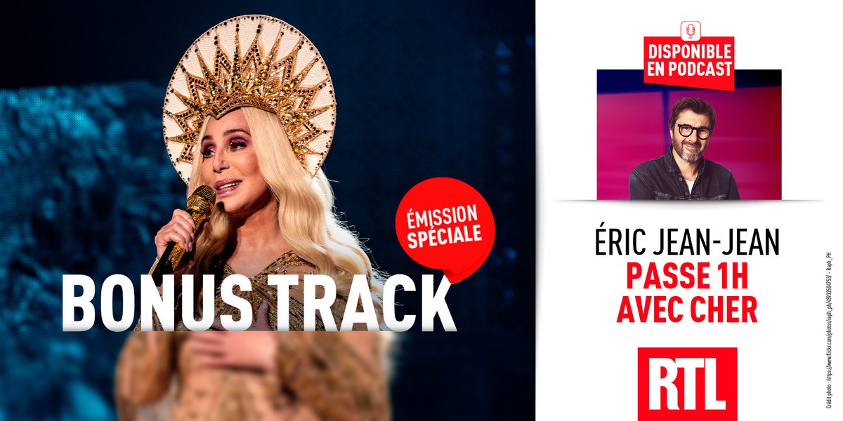 🔴 INTERVIEW EXCLUSIVE <a href="/RTLFrance/">RTL France</a>
✨ <a href="/eric_jeanjean/">Eric Jean-Jean</a> a passé 1 heure avec l'iconique <a href="/Cher/">Cher</a> dans une émission spéciale de #BonusTrack pour la parution de la 1re partie de « Cher : L'autobiographie » aux éditions <a href="/HarperCollinsFR/">HarperCollins 📚 France</a>

Disponible en podcast ➡️ rtl.fr/programmes/bon…