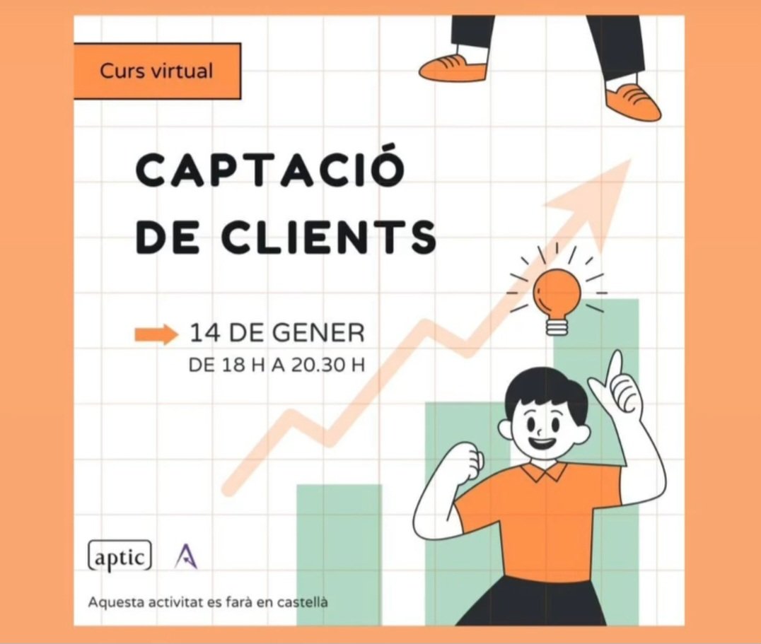 apticassociacio's tweet photo. Vols analitzar el teu 2024 i fer una planificació del 2025 centrant-te en la teva estratègia de negoci, el pla de captació de clients i les claus per a una mentalitat guanyadora? Apunta't a la sessió que hem organitzat!
Més informació i inscripcions a https://t.co/BVFeaEAGoc https://t.co/HwMZQUailn