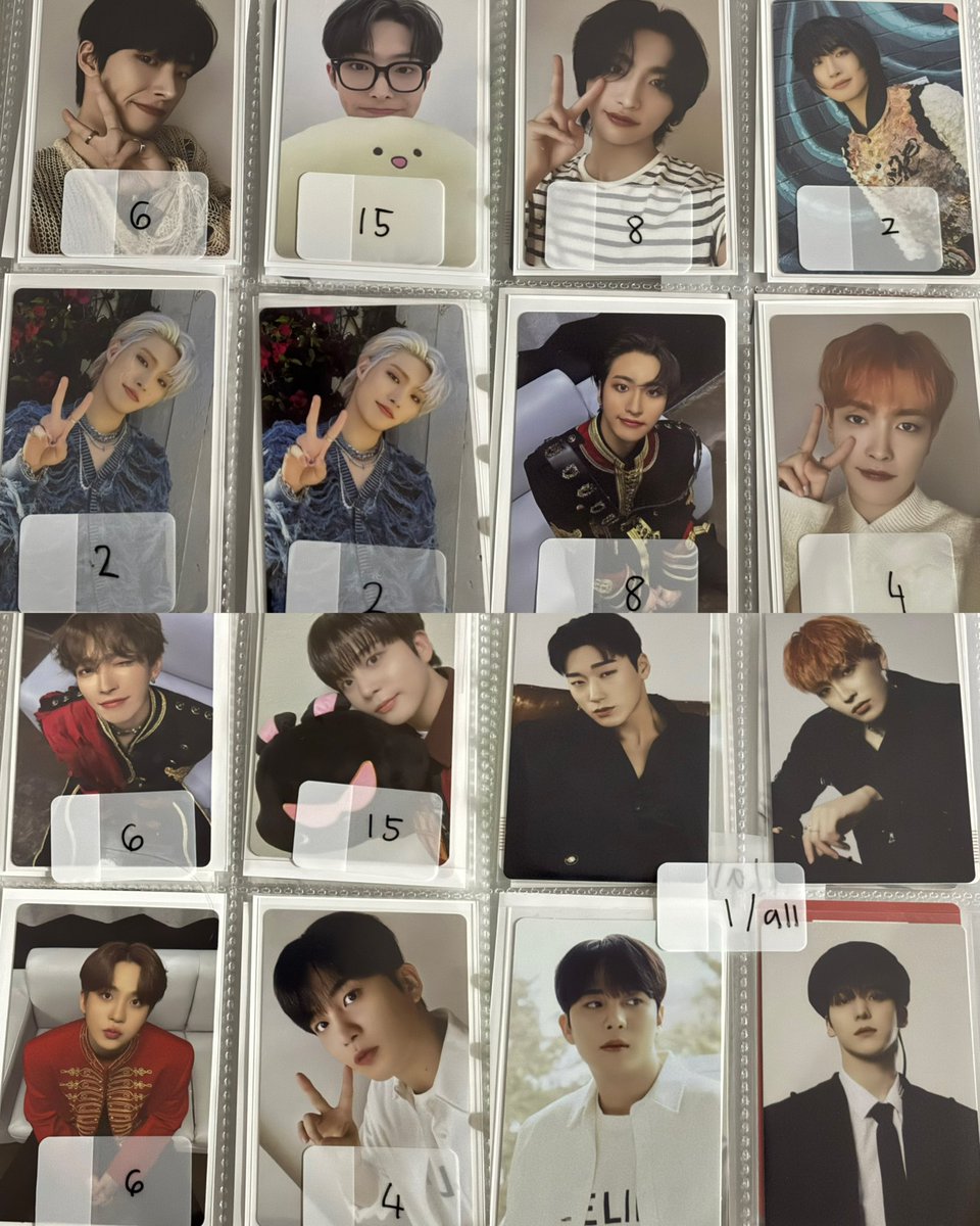 wooatyz's tweet photo. WTS ATEEZ PCS
- on hand
- no need all taken
- can nego
- can open sharing
- exc postage 
#pasarATEEZ https://t.co/rief0XblFX