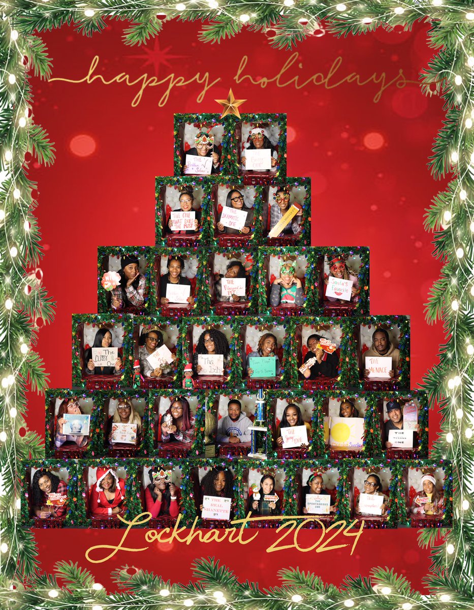 Happy Holidays from the amazing faculty and staff at Lockhart ES! We are so grateful for our students, families, and community for making this year so special. Here’s to a season filled with joy, love, and learning!