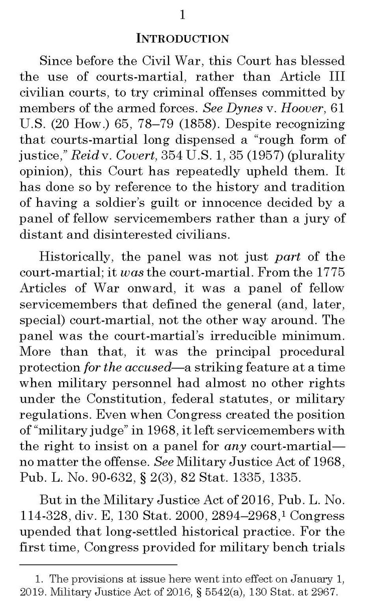 steve_vladeck's tweet photo. I'm indebted to my co-counsel—the superstar Megan Marinos from the Navy Appellate Defense Division; and my former colleagues at the @UTexasLaw Supreme Court Clinic—and to two of my @GeorgetownLaw research assistants, Ricky Coyne and Alyssa Negvesky, for their invaluable help! https://t.co/NCvWdIoWHG