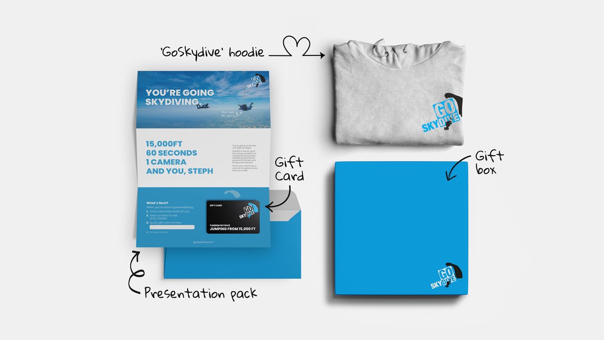 Order Today before 4pm for Pre Christmas Delivery. 

For our Skydive Gift Cards to be delivered in time for Christmas please make sure you get your orders in before 4pm today, otherwise we won't be able to get it to you in time.