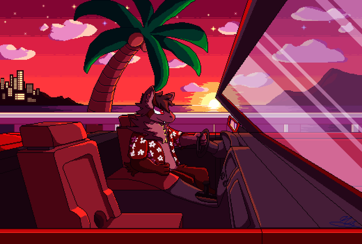 TStriker23's tweet photo. Making My Way Downtown

Commission for @DaveTheRedOtter 

#furry #pixelart https://t.co/pbxXTCibHR