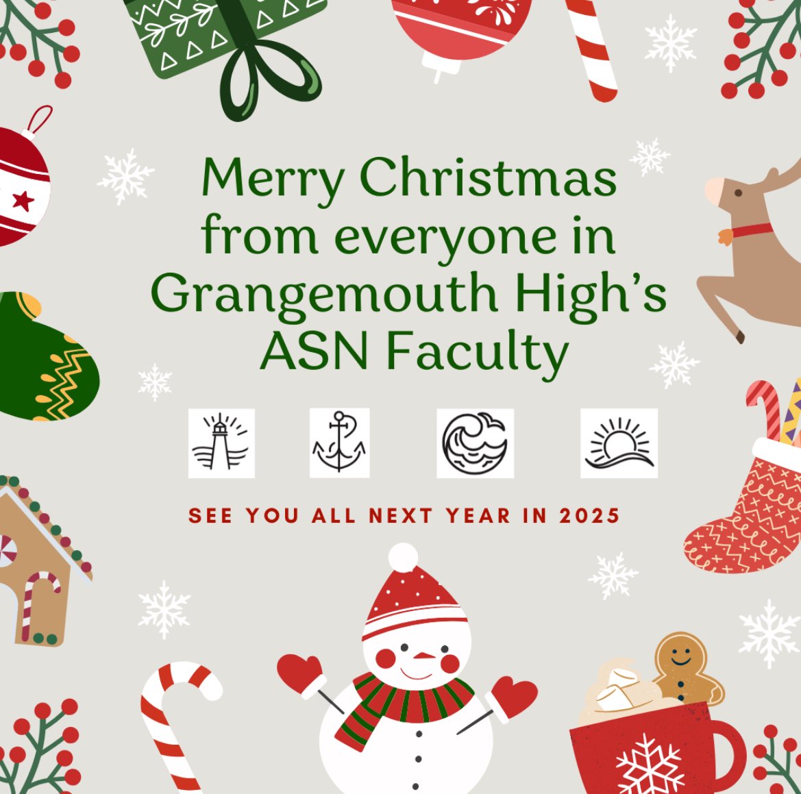 Wishing all our pupils &amp; their families, a lovely rest over the festive holidays. We will see you all again in 2025!