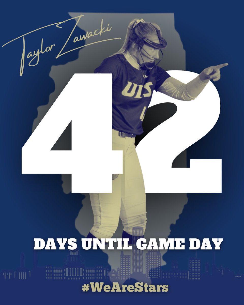🚨THE COUNTDOWN STARTS NOW🚨

The 2025 season is just 42 days away and we are kicking it off with our senior left-handed pitcher, Taylor Zawacki. The road to greatness starts now! ⭐️ 

#WeAreStars
#ProtectThePrairie
#Unbreakable
