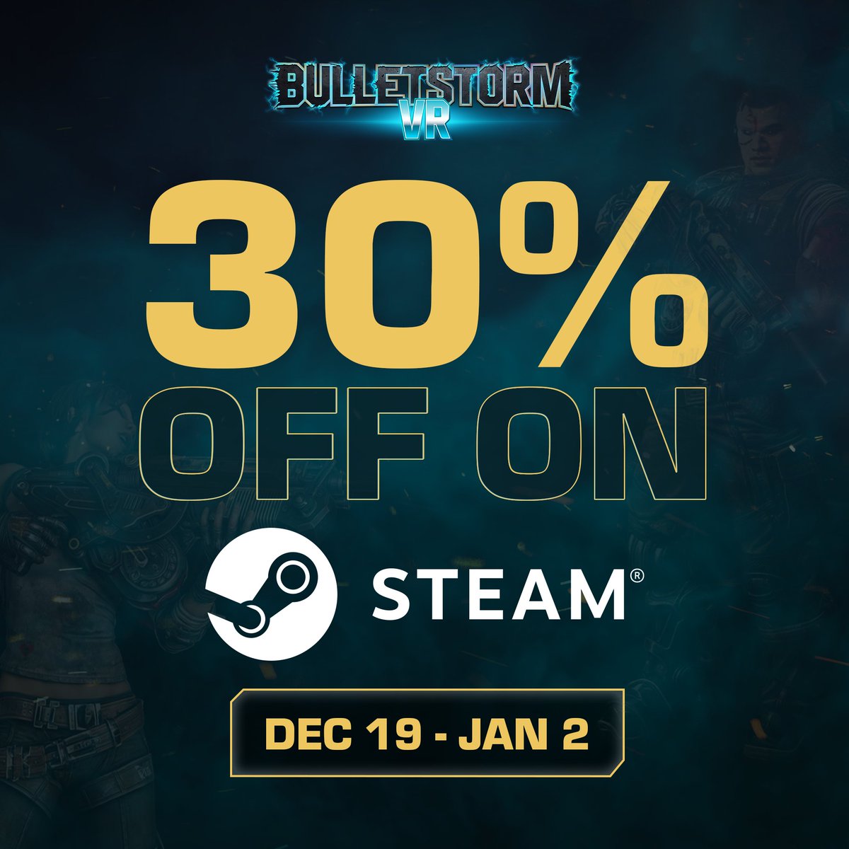 ICYMI: 30% off in the <a href="/Steam/">Steam</a> Winter Sale until Jan 2. That is all. Now, get back to slaying. store.steampowered.com/app/2451320/Bu…