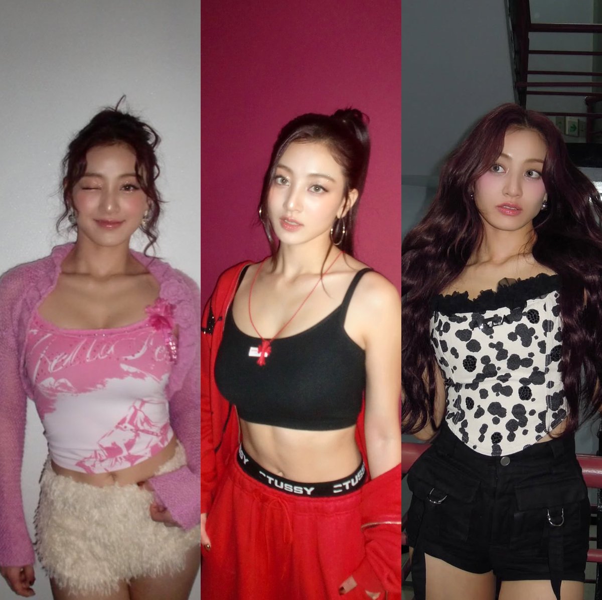 she knows she looked good in every music show outfit