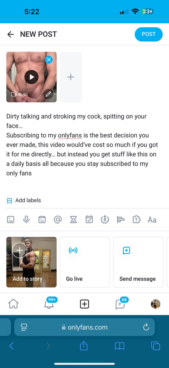 GIVE IN RIGHT NOW
50% sale not many spots left 
Onlyfans.com/KaydenGodly