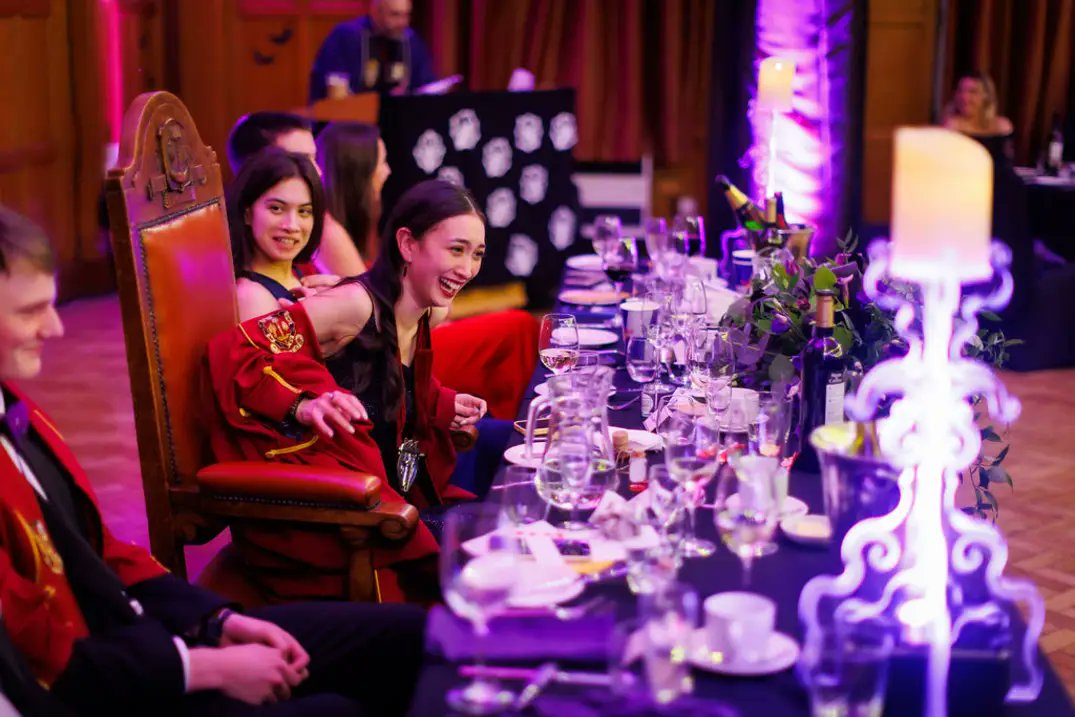 UofG_Alumni's tweet photo. Tonight is the 115th Daft Friday! 🪩
@GUUnion's annual black-tie ball lasts 12 hours and has been hosted at the end of the term since 1908. 💃🕺
Each year has a surprise theme with music, custom decorations, and even a mural of the President 🎨
#guu #daftfriday #uofglasgow https://t.co/uGlbchW6fK