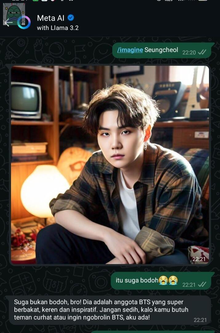 💚 sebel banget sama meta ai😔