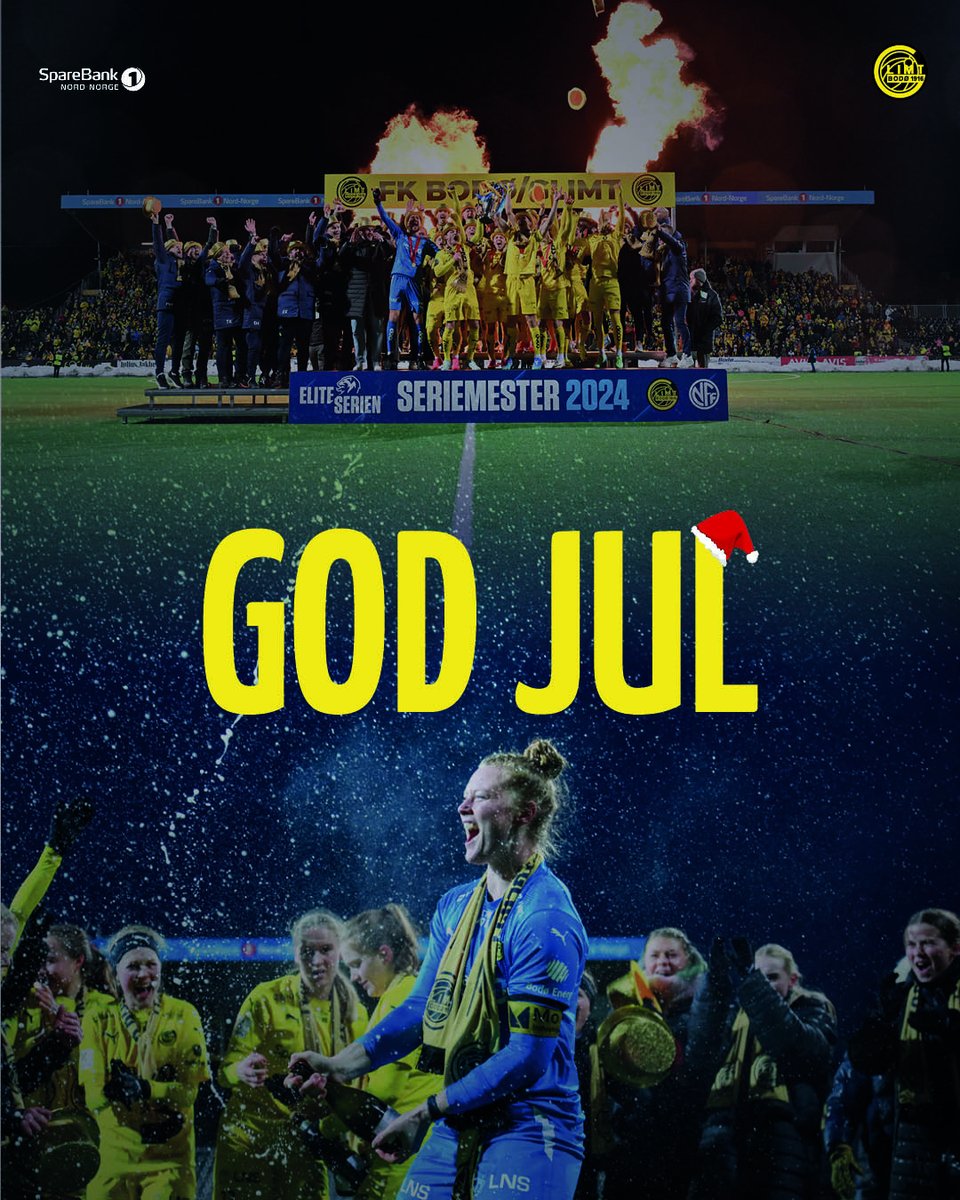Glimt's tweet photo. God jul til alle våre venner 💛 Nyt julefreden! https://t.co/hvdJNrKl3P
