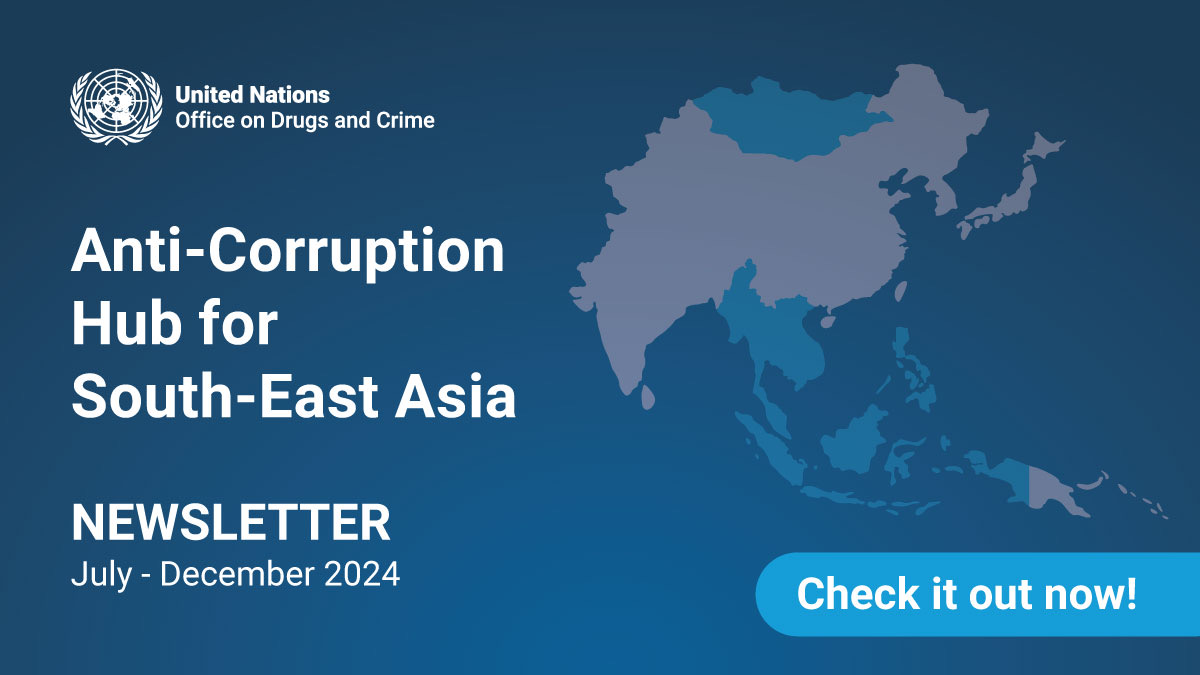 🚨 The latest edition of the UNODC Anti-Corruption Hub for South-East Asia Newsletter (July-Dec 2024) is here! 

🌍 Stay informed of our initiatives, key achievements &amp; more ➡️ #UnitedAgainstCorruption in the region.

Check it out now 📥 

unodc.org/roseap/uploads…