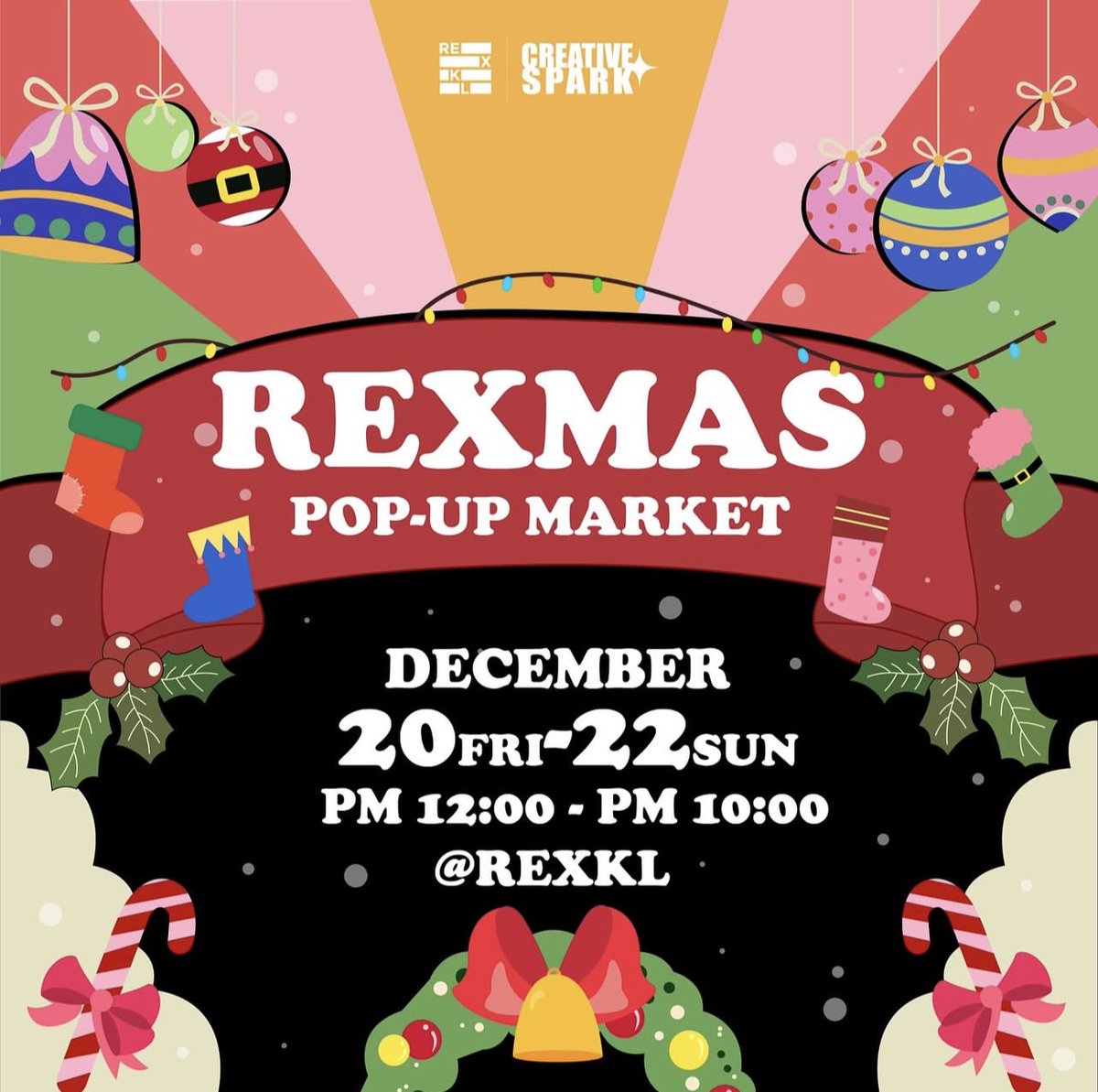 kaypohmedia's tweet photo. What’s happening in Klang Valley this weekend!

Nusantarun
📍Kopi Dan Studio TTDI

Rexmas Pop-up Market
📍RexKL

City Campers Market
📍Central Market 

One Love Music
📍MAEPS Serdang

#kaypohevents https://t.co/XQASTUtqHP