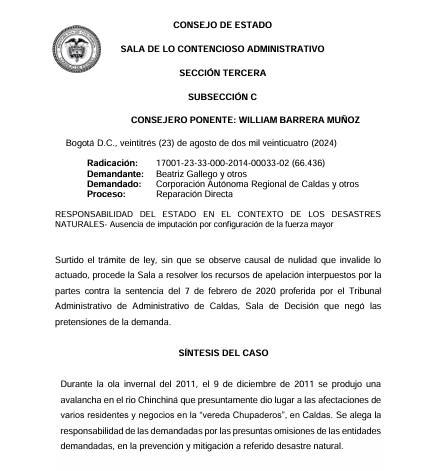 articulo20's tweet photo. SENTENCIA RECOMENDADA 🗣 

#Contencioso

@consejodeestado indica los tres elementos que deben probarse para la configuración de la fuerza mayor como causal exonerativa de responsabilidad

RAD: 00033-02 (66.436) https://t.co/SZBLt1Yh7B