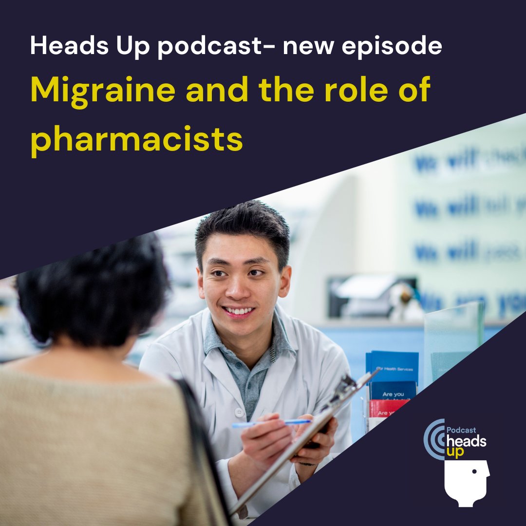 NatMigraineCtr's tweet photo. The final episode of Heads Up series five is out now! 📷

Hosted by GP and headache specialist Dr Katy Munro, this special extended episode highlights the essential role pharmacists play in supporting people with migraine and headaches. https://t.co/7CrTEaS18P