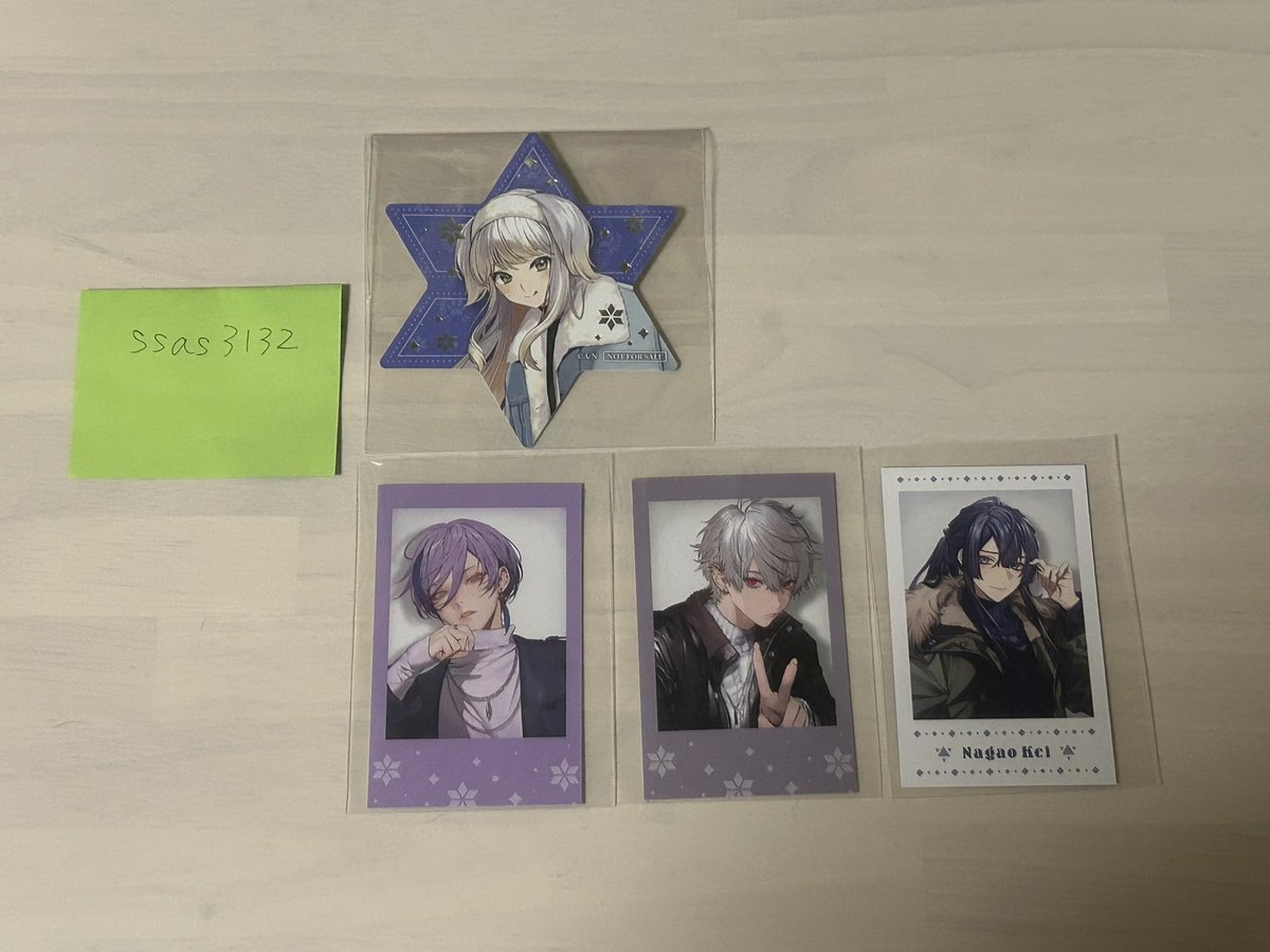 【交換】にじさんじ ウィンターデート ウィンター 2024 チェキ風カードA  特典

(譲)🚓🐾、🫖🌿、🎲、☯️

(求)🌩🦒

※白枠↔白枠、色枠↔色枠同士の交換

郵送での交換のみ
検索からでもお気軽にお声掛けください。