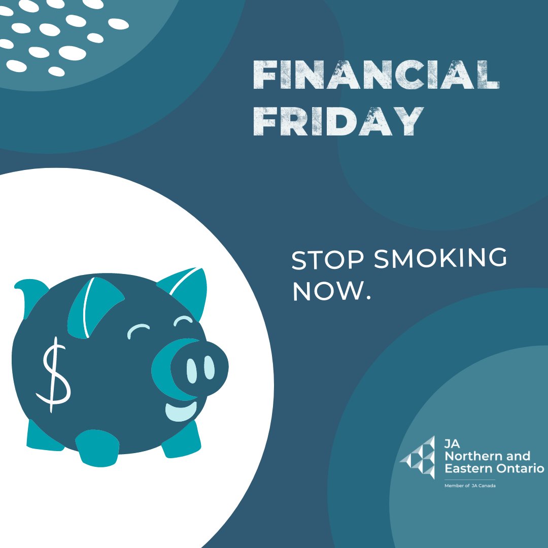 Financial Friday:
Save at least $2000 per year (depending on where you live) by ditching a pack-a-day habit. There's also your health and quality of life to consider!