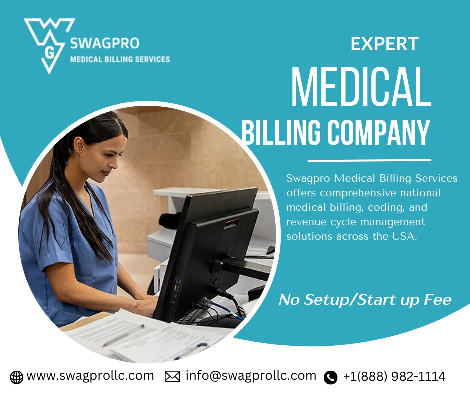 _medbillingpro's tweet image. Swagpro Medical Billing Services offers comprehensive national medical billing, coding, & revenue cycle management solutions across the USA. swagprollc.com 
 #medicalbilling #medicalbillingcoding #MedicalBillingExperts #medicalbillingcompany #medicalbillingservices #rcm