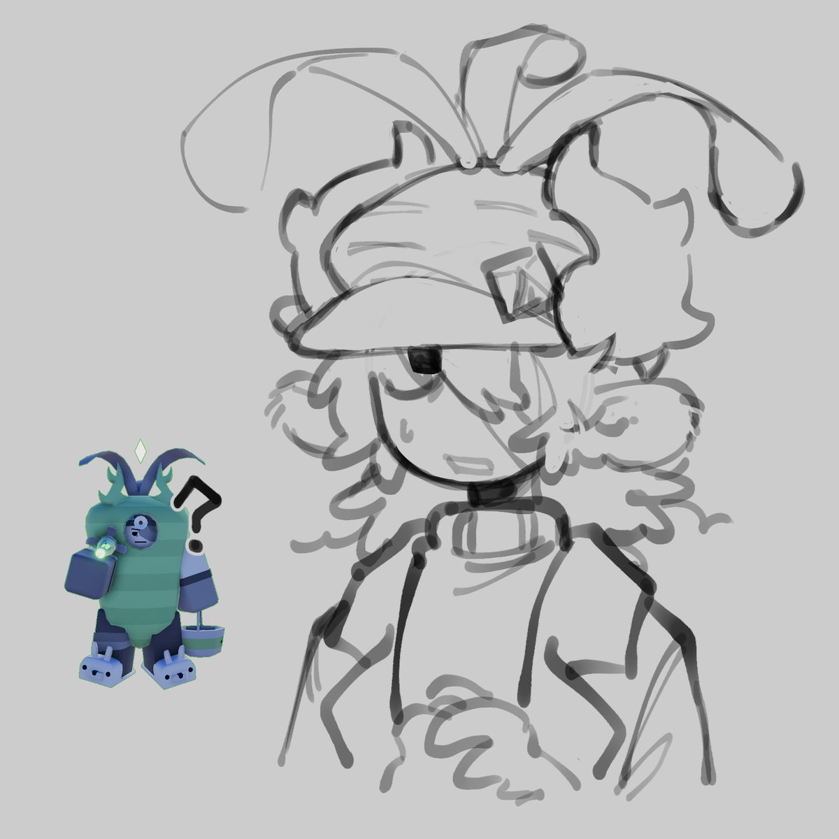 Am04NotO4's tweet photo. medcarrot but wrong (quick doodle)
#phighting https://t.co/gGbsS3GTTb